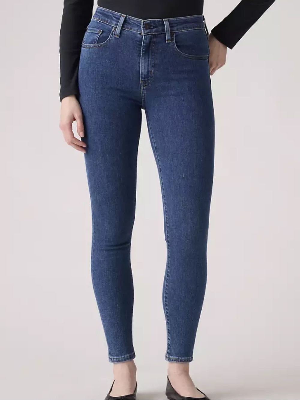 Levi’s 721 High Rise Skinny Denim Jeans Size 31 - Picture 3 of 7